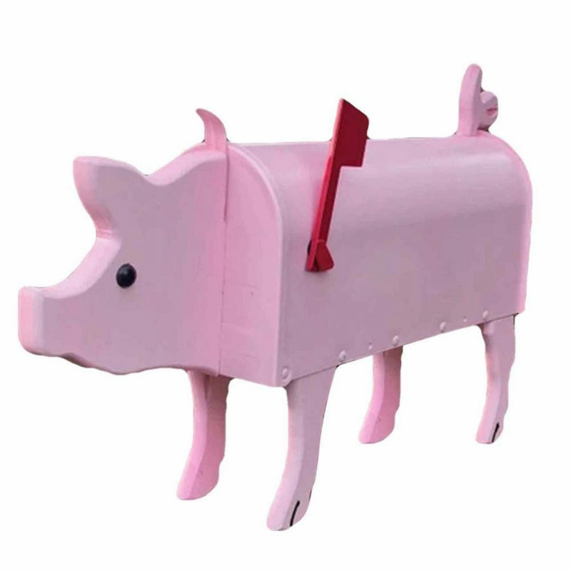 Garden Animal Shape Mailbox Weatherproof Dog And Pig Postal Box For Farm Yard Patio Mailbox Outdoor Garden Animal Shape Mailbox Weatherproof Dog And Pig Postal Box For Farm Yard Patio Mailbox Outdoor