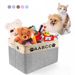Personnalisé et personnalisable Chien Chien Jouet Panier De Rangement Chien Sac Pliable Pet Jouet Linge Boîte de [...]