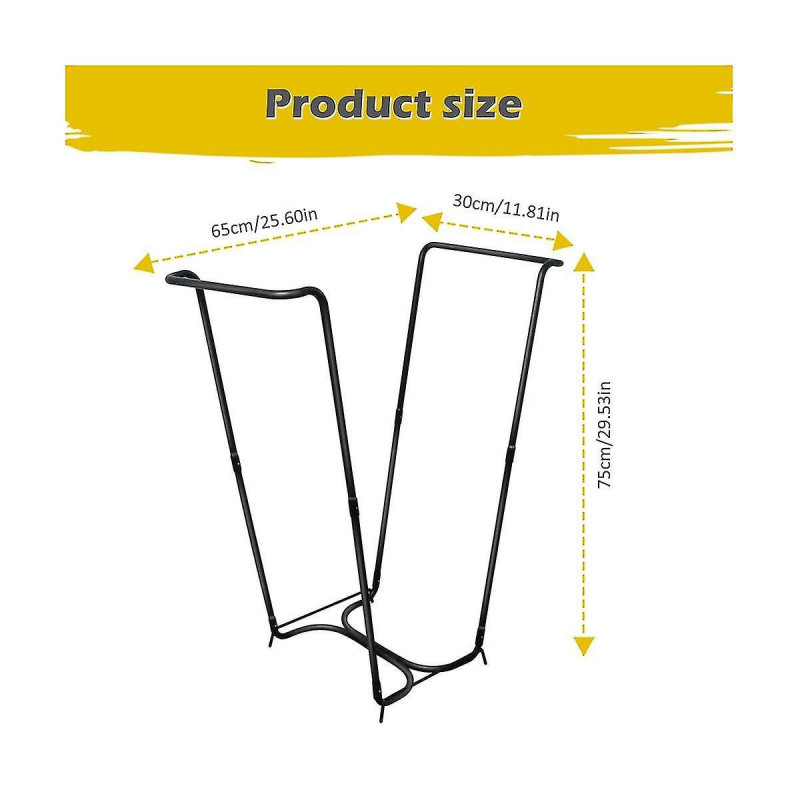 Foldable Plastic Garbage Hanging Bag Outdoor Camping Rubbish Bag Storage Rack Holder Kitchen Organi