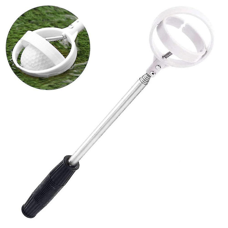 Golf Ball Extendable Stainless Steel Picker(white) - DD01 Golf Ball Extendable Stainless Steel Picker(white) - DD01
