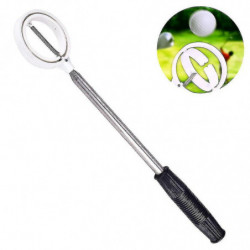 Golf Ball Extendable Stainless Steel Picker(white) - DD01
