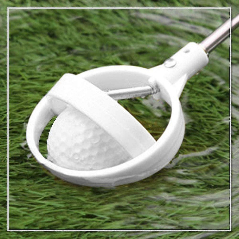 Golf Ball Extendable Stainless Steel Picker(white) - DD01 Golf Ball Extendable Stainless Steel Picker(white) - DD01