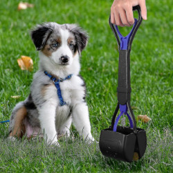 1 Pc Pet Poop Scooper Blue Color Poop Cleaning Shovel Tools For Pet