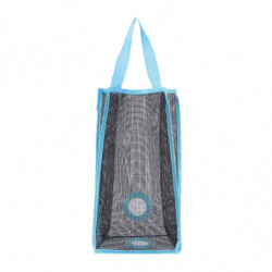 Hanging Folding Mesh Garbage Bag Organizer Trash Bags Holder Recycling Containers Storage for Kitchen - Size L(Blue) Hanging Folding Mesh Garbage Bag Organizer Trash Bags Holder Recycling Containers Storage for Kitchen - Size L(Blue)