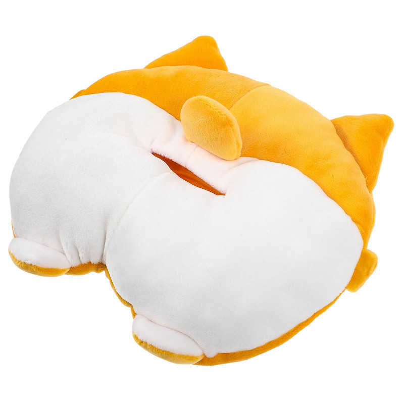 Car Tissue Holder Cartoon Dog Shaped Napkin Dispenser Plush Hugger Napkin Box for Seatback