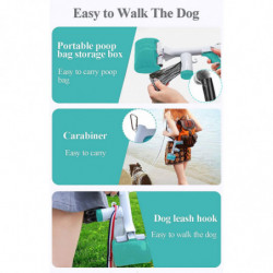 Pet Pooper Scooper Sets, Portable Dog Cat Poop Scoop With Poo Bag Dispenser And Poop Bags Pet Pooper Scooper Sets, Portable Dog Cat Poop Scoop With Poo Bag Dispenser And Poop Bags