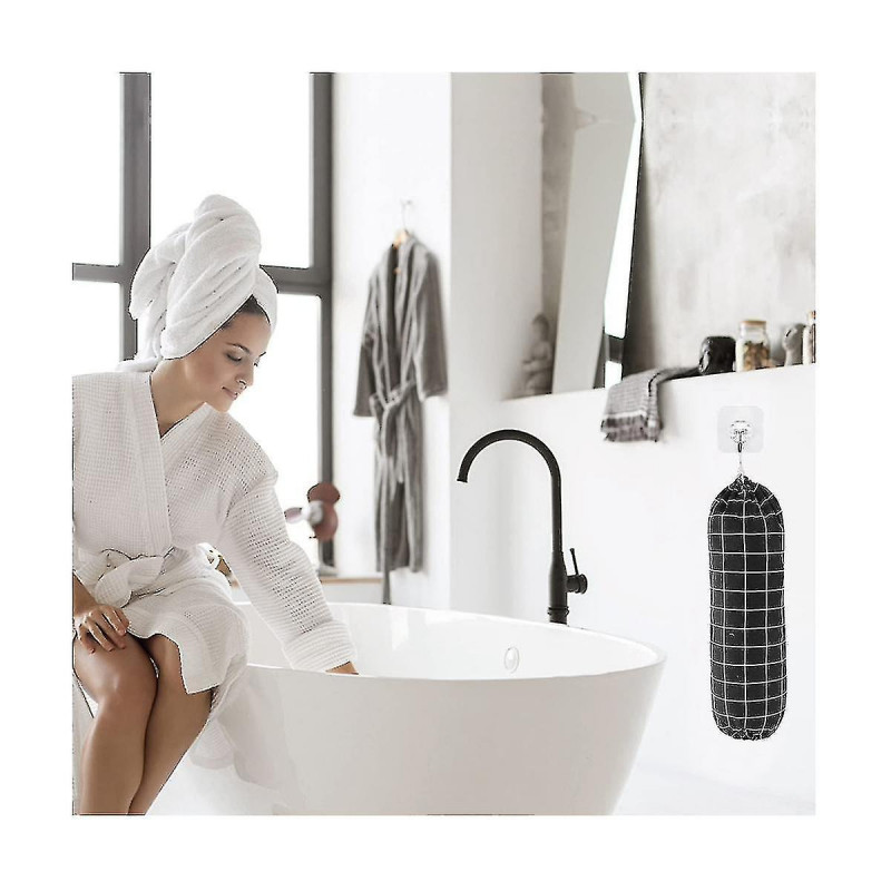 Plastic Bag Holder, Wall Mount Garbage Plastic Bag Organizer, Bag Storage Dispenser, Bag Holder For