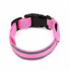 Pet Dog Supplies Lde Luminous Collar Rechargeable Outdoor Dog Walking Artifact With Reflection At Night, Pink @bugu