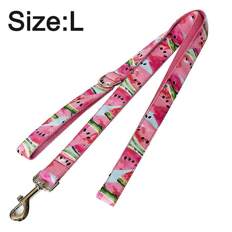 Watermelon Dog Collar Scarf Belt Set Suitable For Medium Size Girl Dog Cat Dog Outdoor Training Tw
