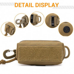 Tactical Molle Garbage Bag Edc Dump Pouch Mini Wallet Key Phone Belt Waist Pack Outdoor Dog Poop Bag Holder [...]