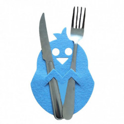 Easter Chick Chicken Tableware Storage Organizer Pocket 4pcs Cutlery Bag Holder Easter Chick Chicken Tableware Storage Organizer Pocket 4pcs Cutlery Bag Holder