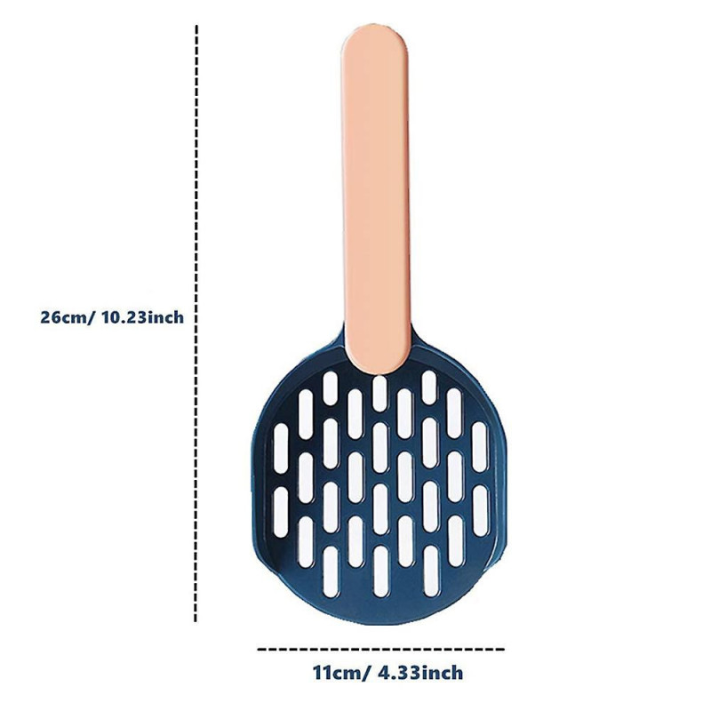 2 Pcs Scoop Deep Shovel with Long Handle Cat Sifter Fit, Pet Cat Accessories Supplies