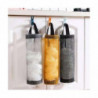 9PCS Hanging Plastic Bag Organizer, Plastic Bag Holder Foldable Mesh Hanging Storage Bag Dispenser