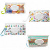 Travel Baby Portable Wipes Bag Dispenser (4 Patterns) 4 Pieces (3-c-vn)