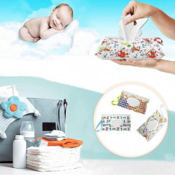 Travel Baby Portable Wipes Bag Dispenser (4 Patterns) 4 Pieces (3-c-vn) Travel Baby Portable Wipes Bag Dispenser (4 Patterns) 4 Pieces (3-c-vn)