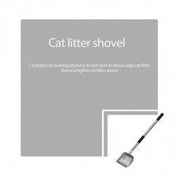 Pet Litter Scooper Manual Long Handle Scoop Sifting Cleaning Strainer
