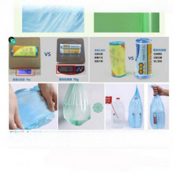 Trash Bags 10 Rolls /300 Count Kitchen Trash Bags for Kitchen Office Bedroom Blue