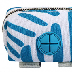 Dog Poop Bag Holder Doggy Waste Bag Dispenser For Travel Camping Walking Striped Blue Dog Poop Bag Holder Doggy Waste Bag Dispenser For Travel Camping Walking Striped Blue