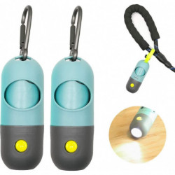 Dog Poop Waste Bags Holder With Led Flashlight|cute Doggie Poo Bags Dispenser For Pet Leash|trash Waste Bags [...]