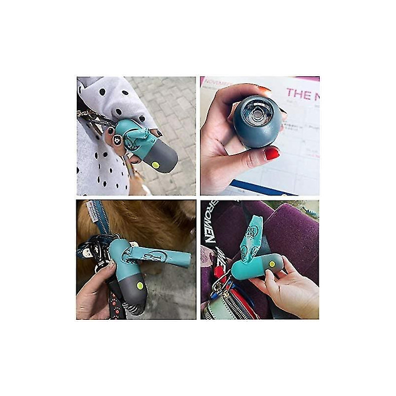 Dog Poop Waste Bags Holder With Led Flashlight|cute Doggie Poo Bags Dispenser For Pet Leash|trash Waste Bags [...]