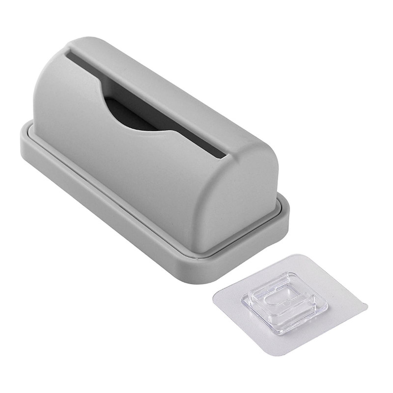 Distributeur de sac poubelle mural suspendu pour salon armoire ornement gris