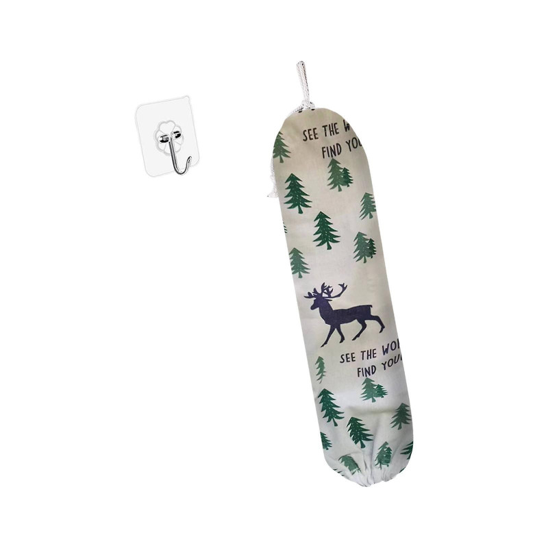 Shopping Bag Storage Holder Grocery Bag Organizer Garbage Bag Dispenser Elk