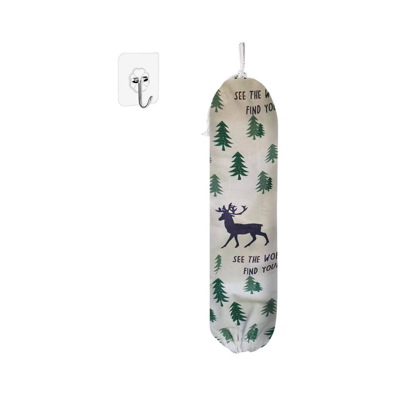 Shopping Bag Storage Holder Grocery Bag Organizer Garbage Bag Dispenser Elk