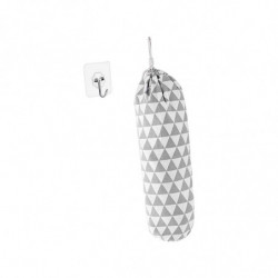 Shopping Bag Storage Holder Grocery Bag Organizer Garbage Bag Dispenser Gray White Shopping Bag Storage Holder Grocery Bag Organizer Garbage Bag Dispenser Gray White