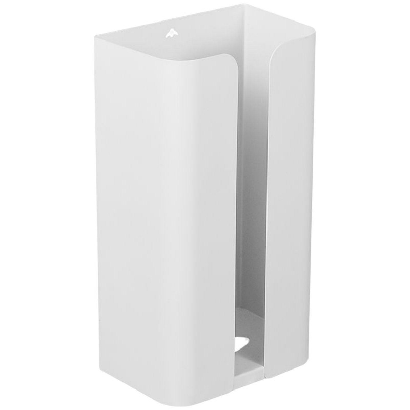 2 In 1 Magnetic Trash Bag Dispenser Roll Holder For Refrigerator Home Office White