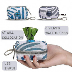 2 Pack Fashion Dog Poop Waste Bag Distributeur, Pet Dog Waste Bag Distributeur, Dog Poop Bag Holder