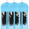 3pcs Hair Extensions Holder Wig Storage Bag With Hanger Portable Wig Storage Bag Hair Extension Carrier Holder