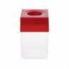 1pc Magnetic Clip Dispenser Paper Holder Square Box For Case Random Color
