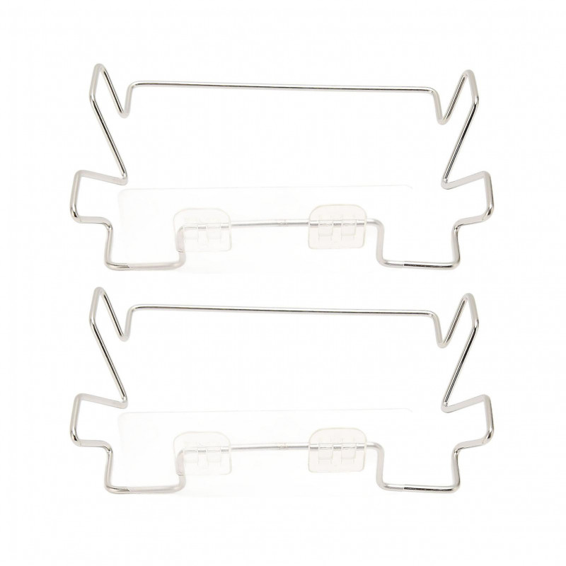 2 Sets Trash Bag Holder Elegant Stylish Strong Load Bearing Rustproof Hanging Rubbish Bag Holder for Kitchen