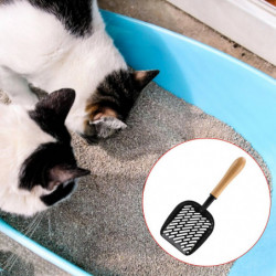 Litter Scoop With Flexible Long Handle,deep Shovel Sifter Durable Solid,non-stick Deep Scoop,waterproof And Rust [...]