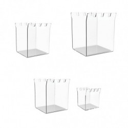 Zip lock Bag Holder, Universal Baggie Holder Rack Acrylic Food Storage Bag Holders, Make Filling Easy and No Food Spills Zip lock Bag Holder, Universal Baggie Holder Rack Acrylic Food Storage Bag Holders, Make Filling Easy and No Food Spills
