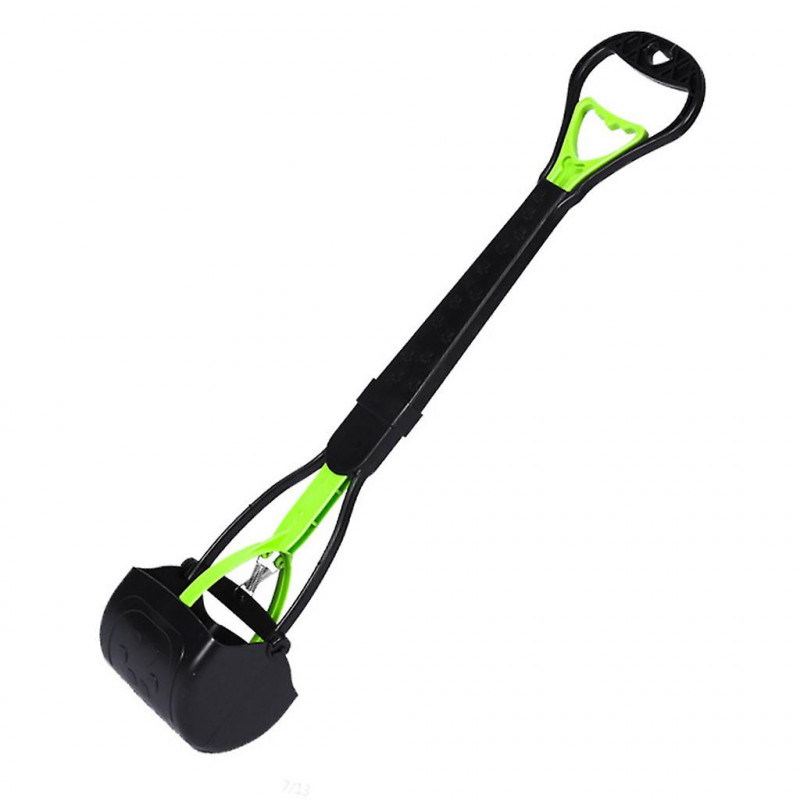 Long Handle Pet Pooper Scooper pour chiens et chats Facile à utiliser pour la saleté d’herbe