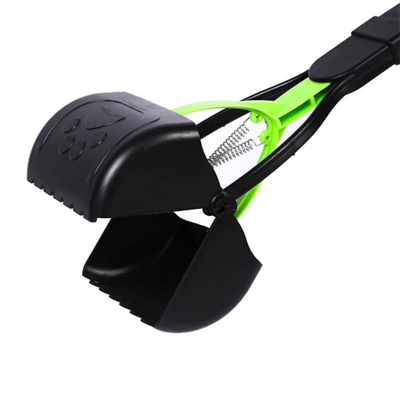 Long Handle Pet Pooper Scooper pour chiens et chats Facile à utiliser pour la saleté d’herbe