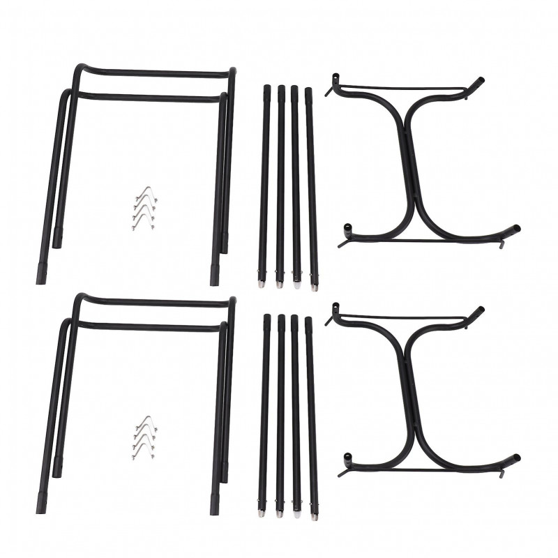 2 Set Trash Bag Holder Stand Stainless Steel Portable Detachable Garbage Shelf Trash Bag Rack For Outdoor Camping [...]