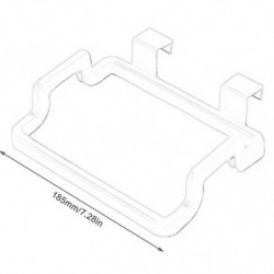 Garbage Bag Holder Kitchen Trash Storage Hanger Rubbish Hanging Racksblue