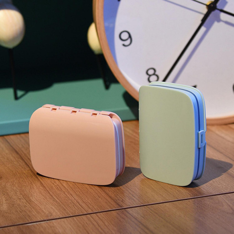 Pill Box Portable Waterproof Dispenser for Outdoor