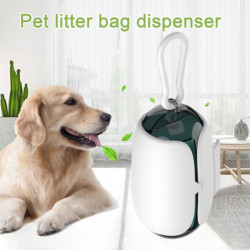 3 x Waste Bag Dispenser with Hook Handle Reusable Portable Pet Pick Up Poop Bag Holder Dog Accessori