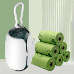 3 x Waste Bag Dispenser with Hook Handle Reusable Portable Pet Pick Up Poop Bag Holder Dog Accessori 3 x Waste Bag Dispenser with Hook Handle Reusable Portable Pet Pick Up Poop Bag Holder Dog Accessori