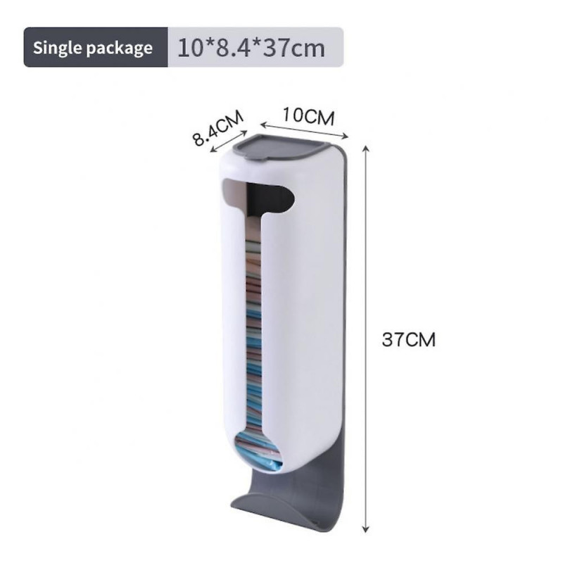 No Punching Household Bag Organizer Case Kitchen Bathroom Creative Trash Bags Dispenser