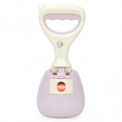 Non-breakable Pet Pooper -for -and Cats With Handle For Easy Pick Up Sanitary Dog Garbage Collector Purple