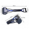 Folding Type Long Handle Dog Poop Scooper Jaw Poop Scoop Shovel Pick Up Animal Waste Picker Pet Outdoor Cleaning Tools