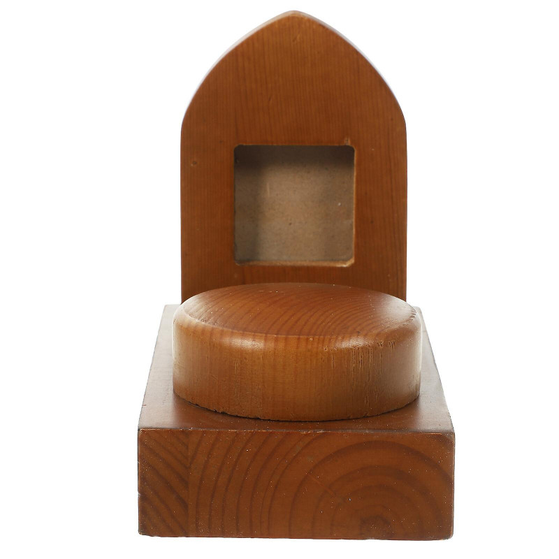 Pet Cat Dog Hair Storage Holder with Photo Frame Dog Memorial Box Pet Wooden Keepsake Box