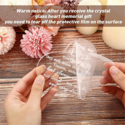 Sympathy Gifts Memorial Bereavement Gifts Acrylic Heart Condolence Remembrance Gifts for Loss of Loved Father Mother Sympathy Gifts Memorial Bereavement Gifts Acrylic Heart Condolence Remembrance Gifts for Loss of Loved Father Mother