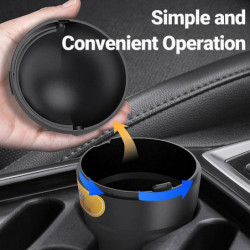 Car Made Easy - And Clean New Trash Can Car Garbage Easy Clean Material Black Car Can - Perfect Keeping Car Can