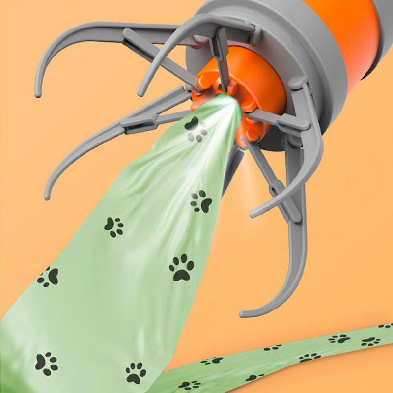 Cleaning Tools With Waste Bag Dog Poop Scooper Multifunction Durable For Yard