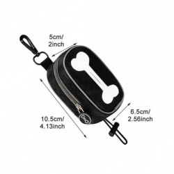 Dog Poop Bag Holder Wear Resistant Elastic Cord Soft With Leash Clip Lightweight Dog Poop Bag Holder Wear Resistant Elastic Cord Soft With Leash Clip Lightweight